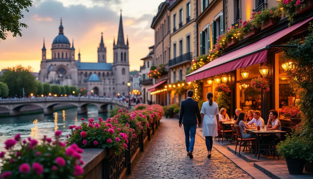 discover the most enchanting romantic places in lyon, from charming streets to intimate restaurants, perfect for couples seeking a dreamy getaway. whether it's a stroll along the rhone or a cozy dinner in the heart of the city, immerse yourself in the romance of lyon.